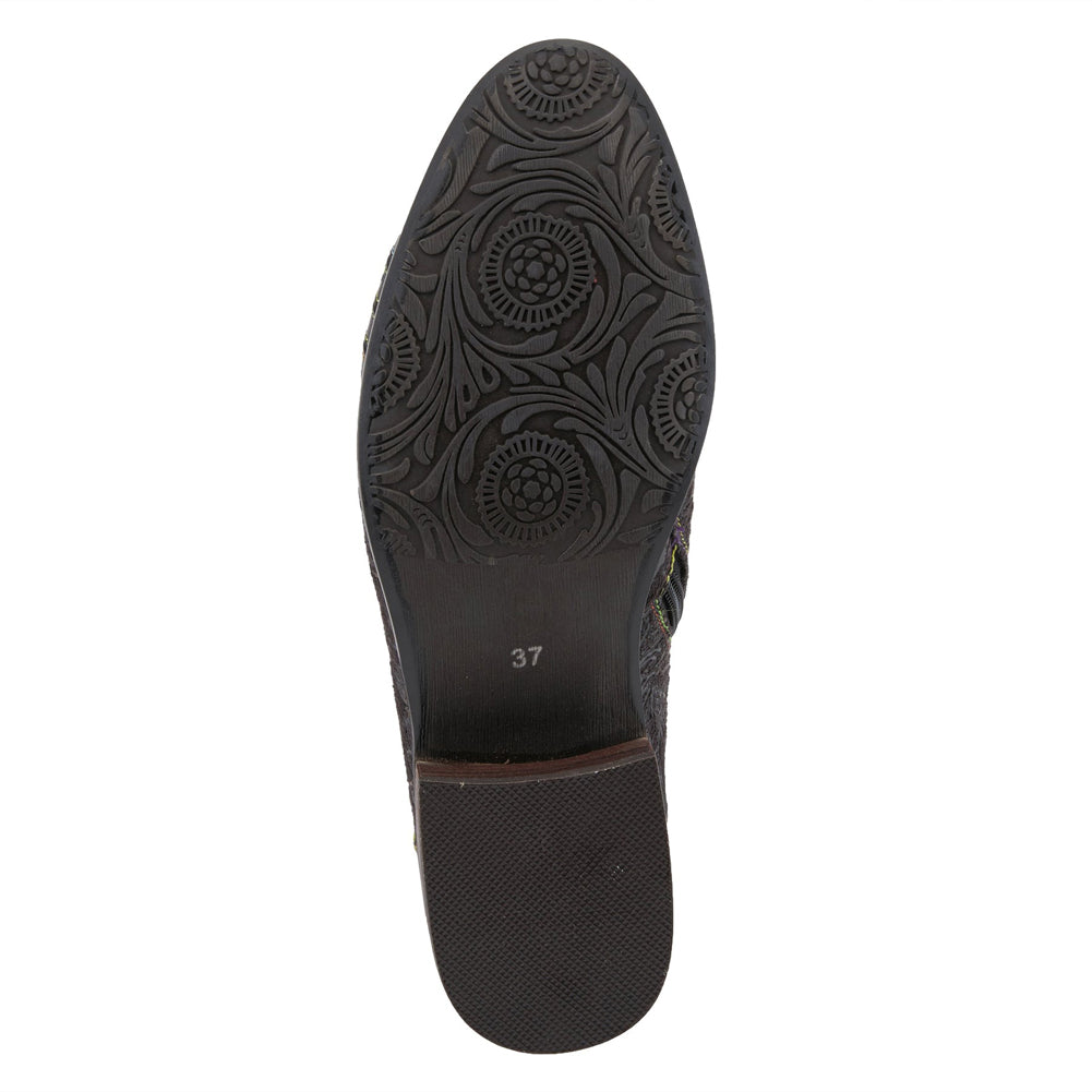 Georgiana in Black Multi Leather by L'Artiste