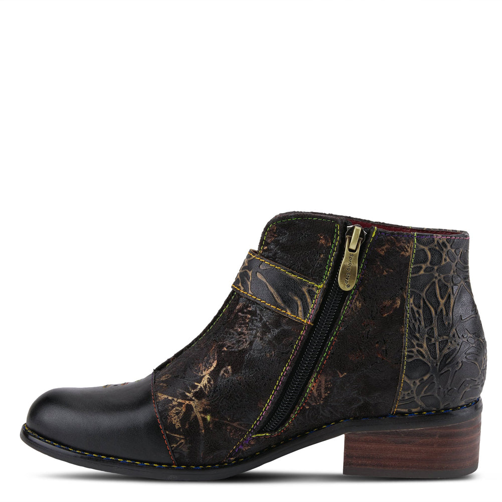 Georgiana in Black Multi Leather by L'Artiste