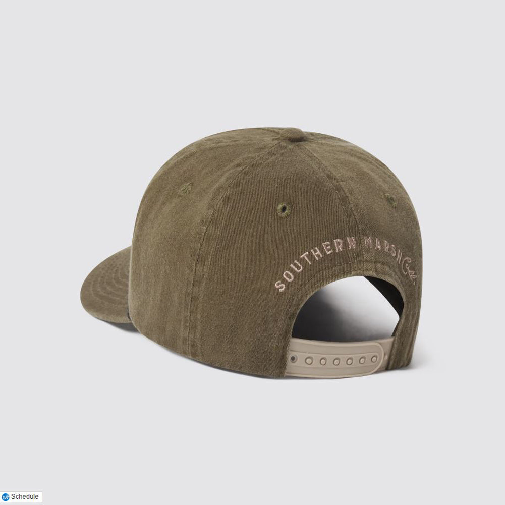 Ensenada Rope Hat Camo Duck in Dark Olive by Southern Marsh