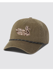 Ensenada Rope Hat Camo Duck in Dark Olive by Southern Marsh