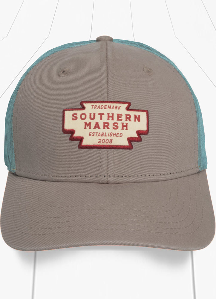Trucker hat Santa Fe in Burnt Taupe by Southern Marsh