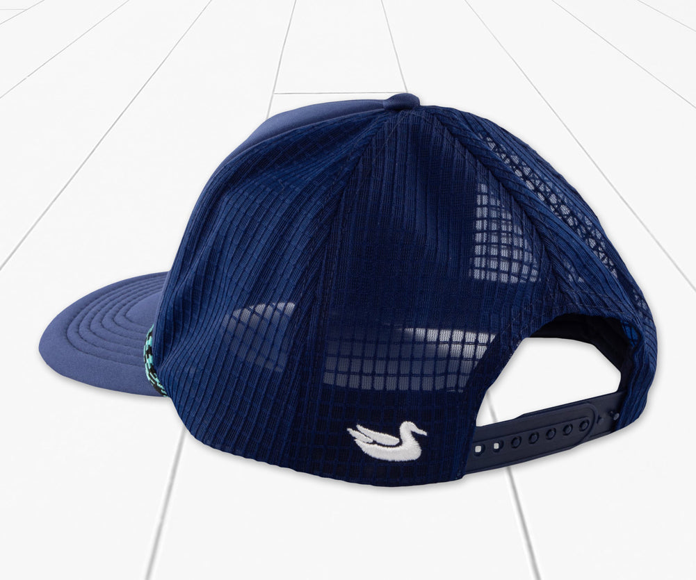 Summer Trucker hat-Branding in Navy by Southern Marsh
