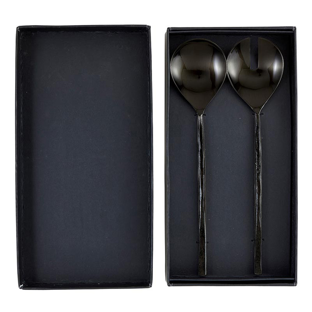 Matte Black Salad Set by Santa Barbara