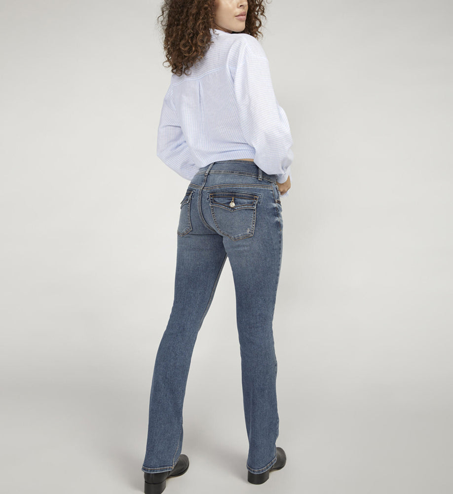 Suki Slim Boot in Indigo by Silver