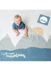 Baby's First Year Blanket Cards I Will Move Mountains by Mary Meyer