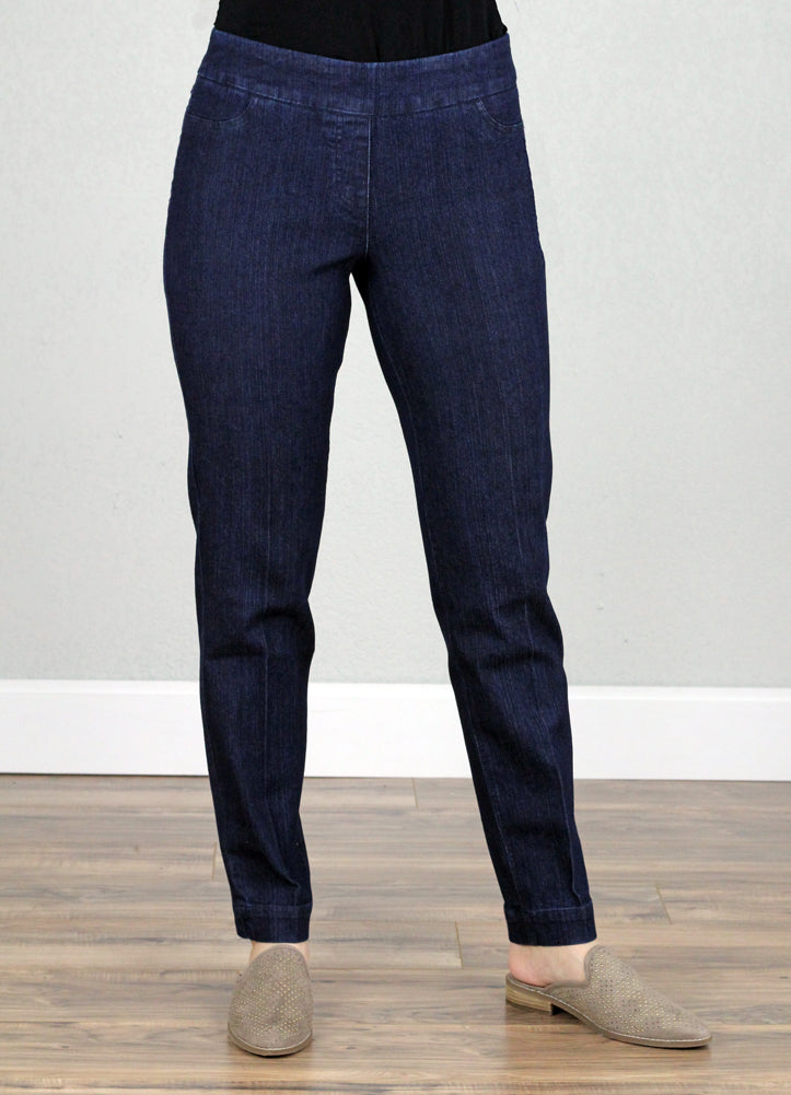 Pull On Pants in Denim by Slimsation by Multiples