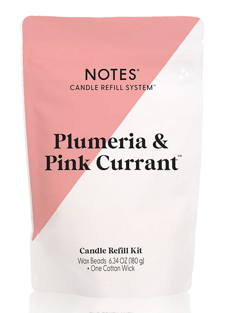 Candle Refill Kit Plumeria by Notes Candles
