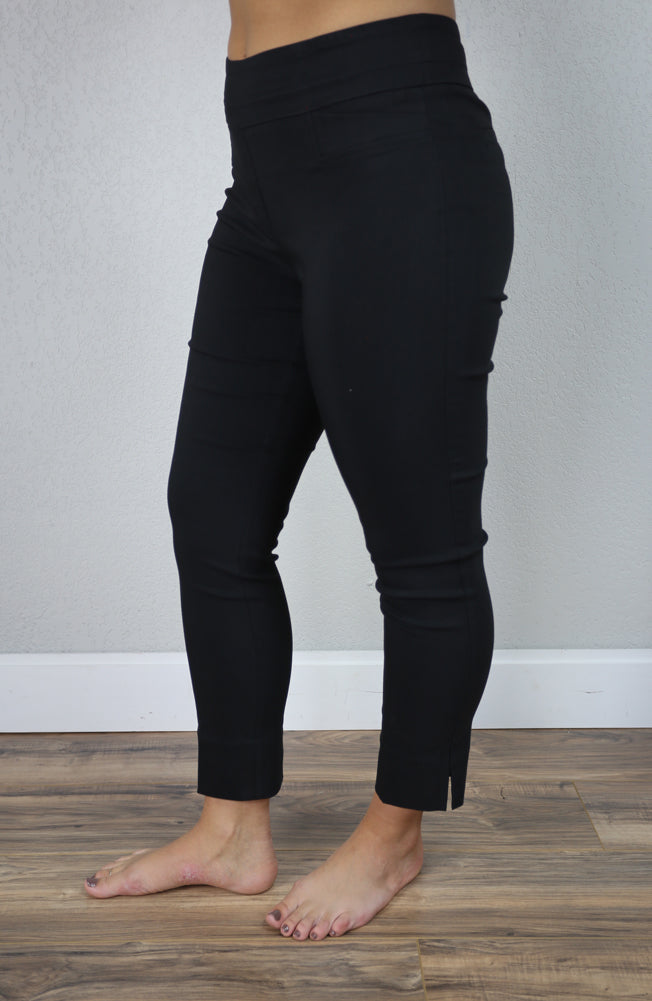 Cigarette Ankle Pant in Black by Renaur
