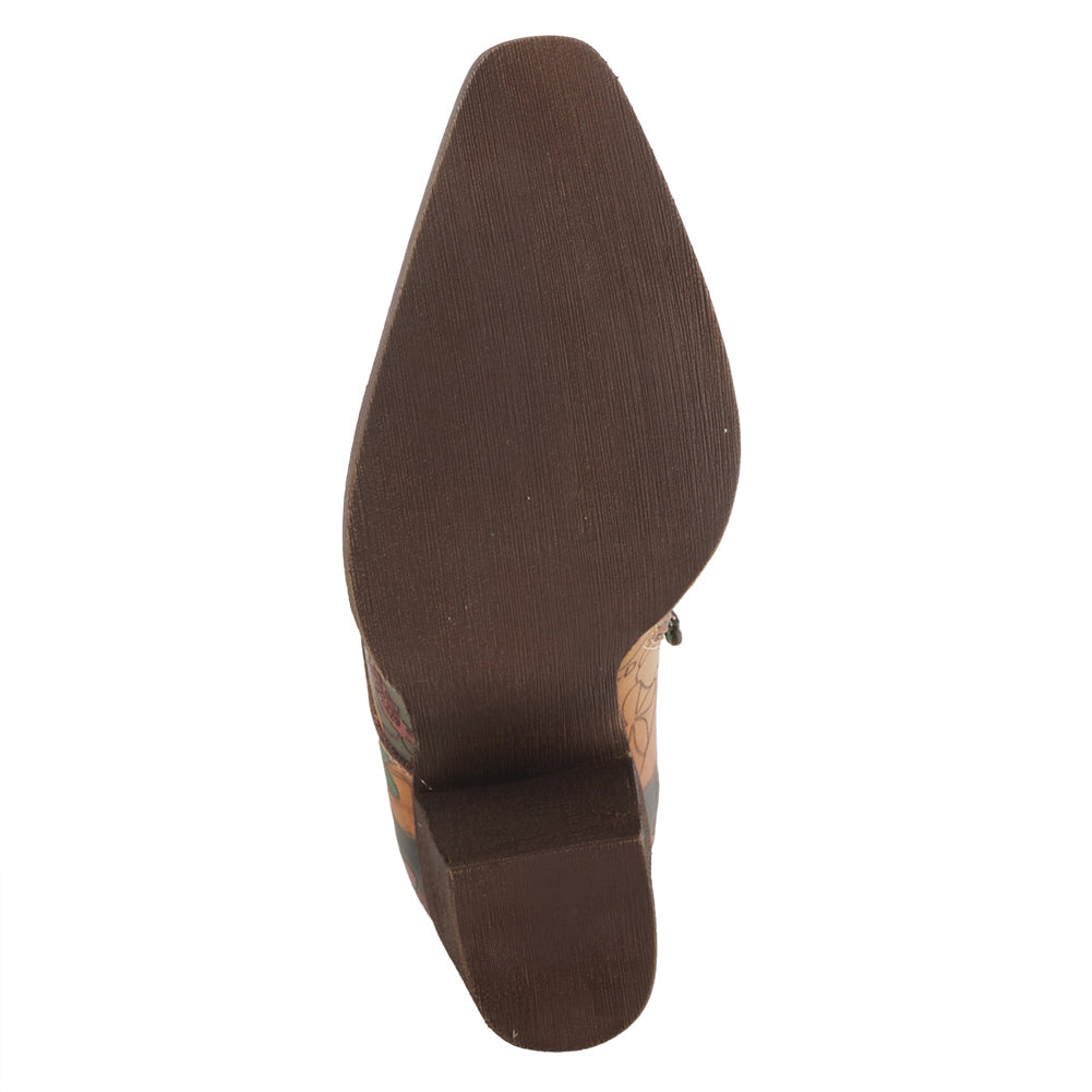 Rockinglorna in Camel Multi Leather by L'Artiste