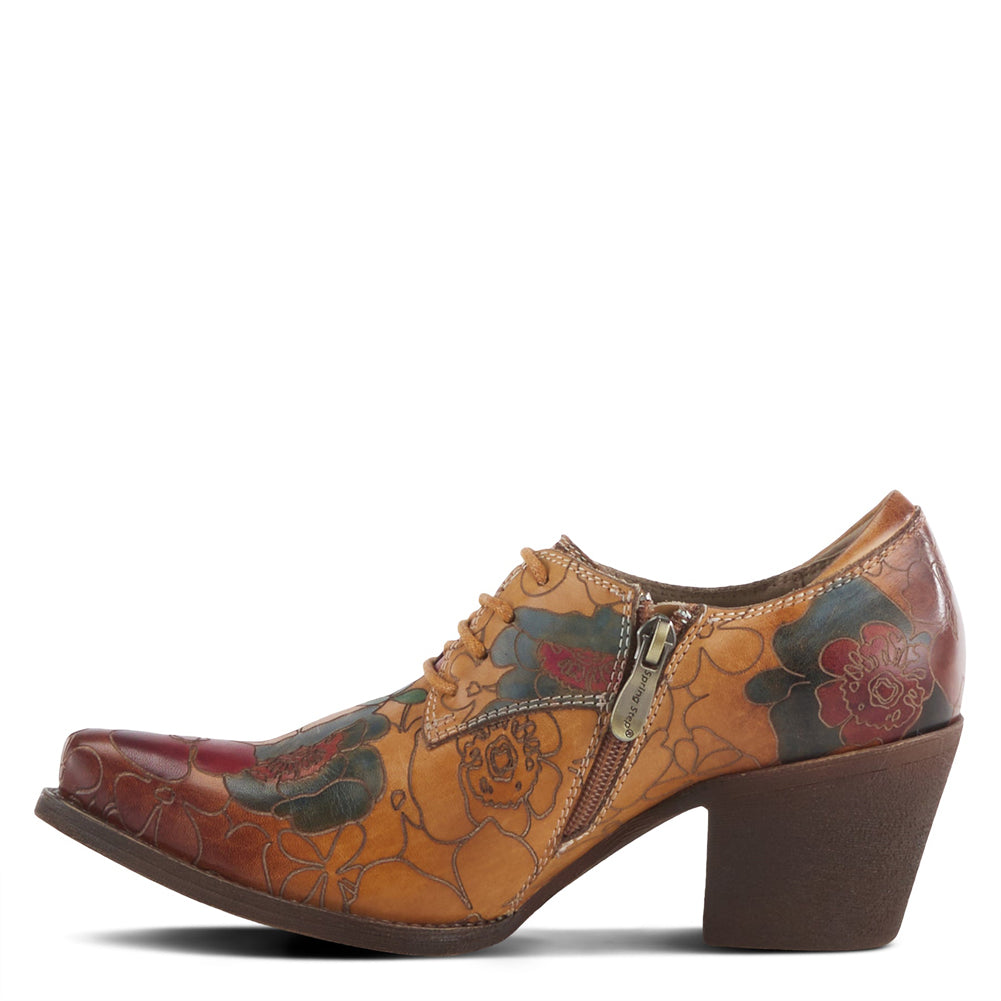 Rockinglorna in Camel Multi Leather by L'Artiste