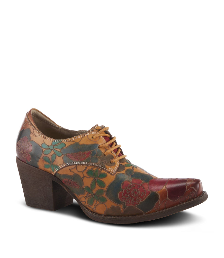 Rockinglorna in Camel Multi Leather by L'Artiste