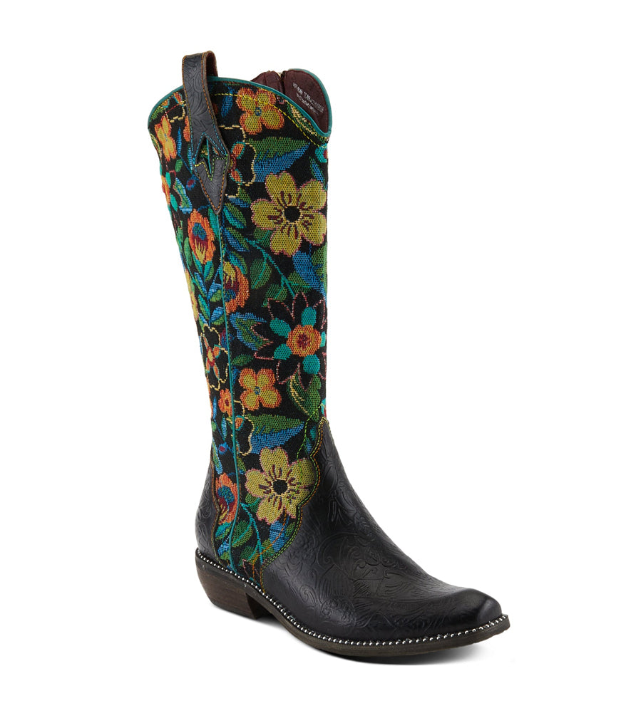 Rodeo Queen in Black Multi Leather by L'Artiste