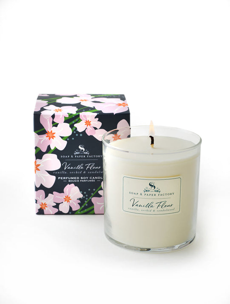 Vanilla Fleur Candle by Soap and Paper Factory