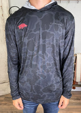 Arkansas Preformance Camo Hoodie in Black by Drake