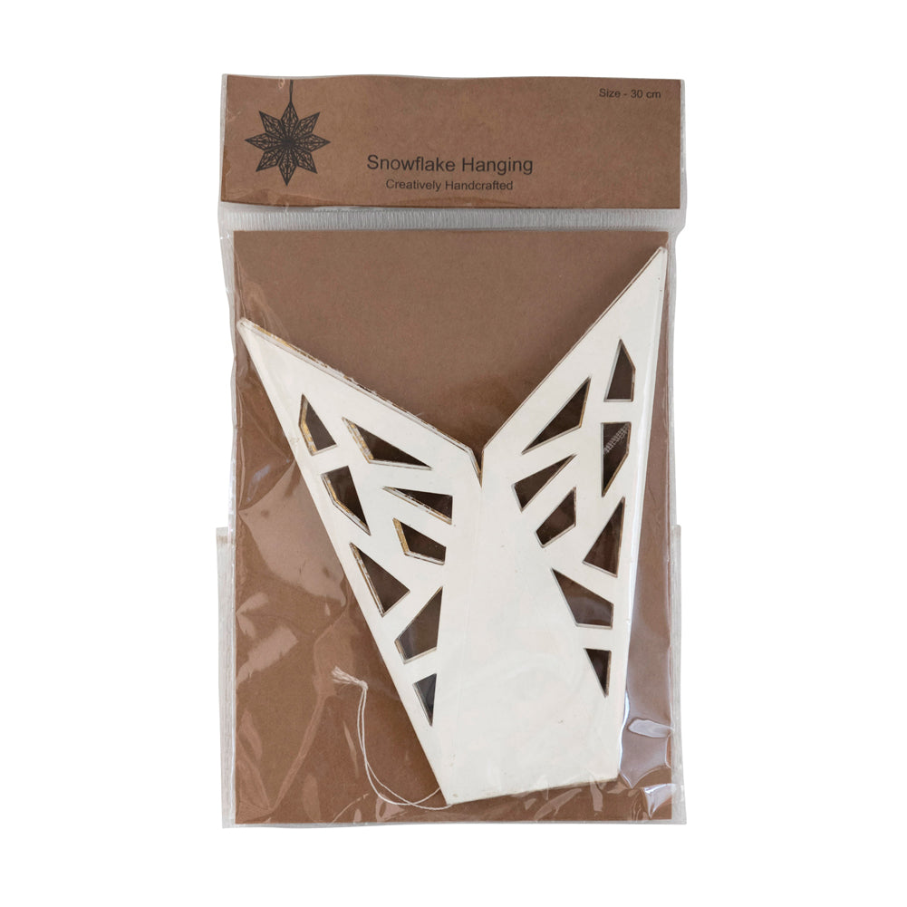 Paper Snowflake Oranment by Creative Co-op