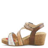 Tanja in White Multi Leather by L'Artiste