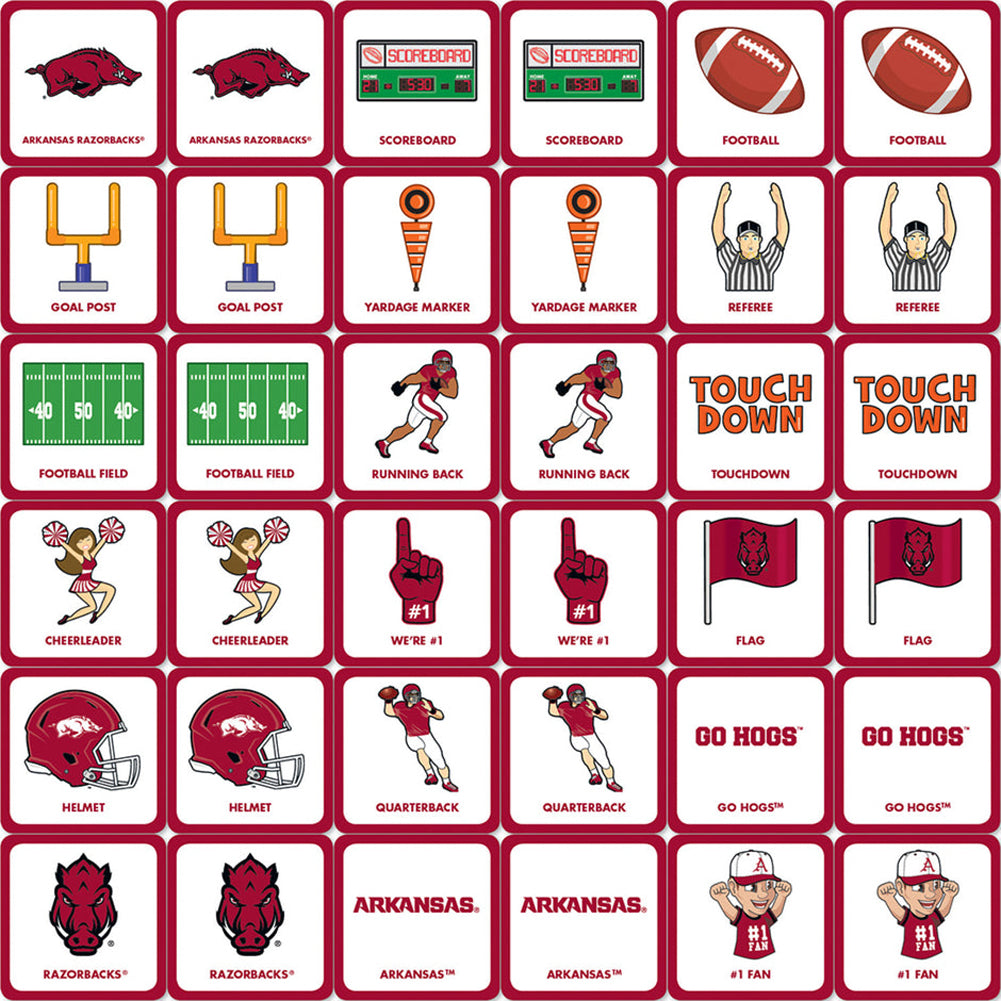 Arkansas NCAA Matching Game  by Masterpieces Puzzles