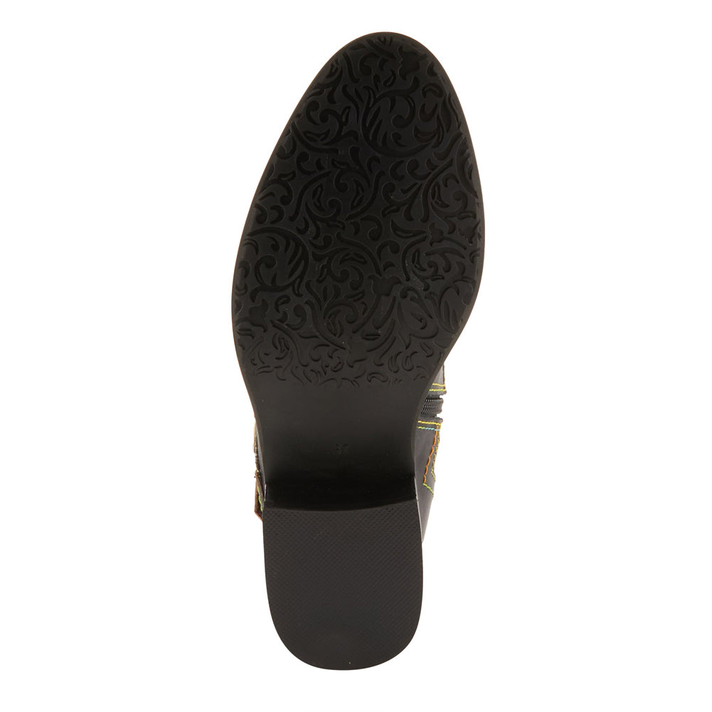 Vaneyck in Black Multi Leather by L'Artiste