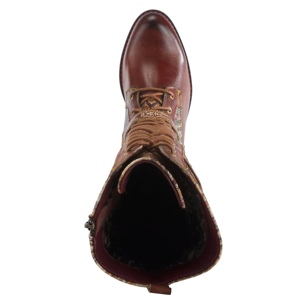 Vaneyck in Brown Multi Leather by L'Artiste