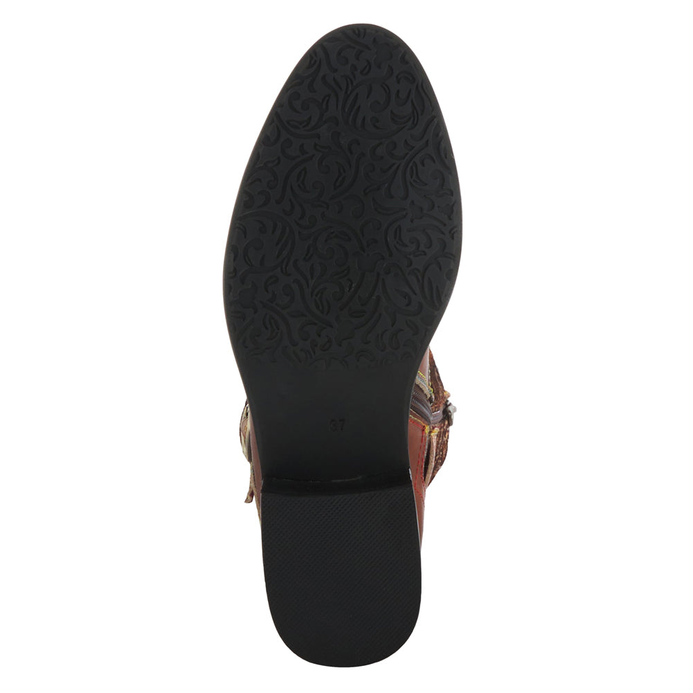 Vaneyck in Brown Multi Leather by L'Artiste
