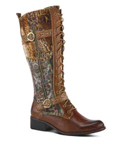 Vaneyck in Brown Multi Leather by L'Artiste