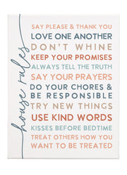House Rules 9x12 by Sincere Surroundings