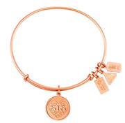 Sis Bangle in Rose Gold by Wind & Fire