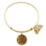Maid of Honor Bangle in Gold by Wind & Fire