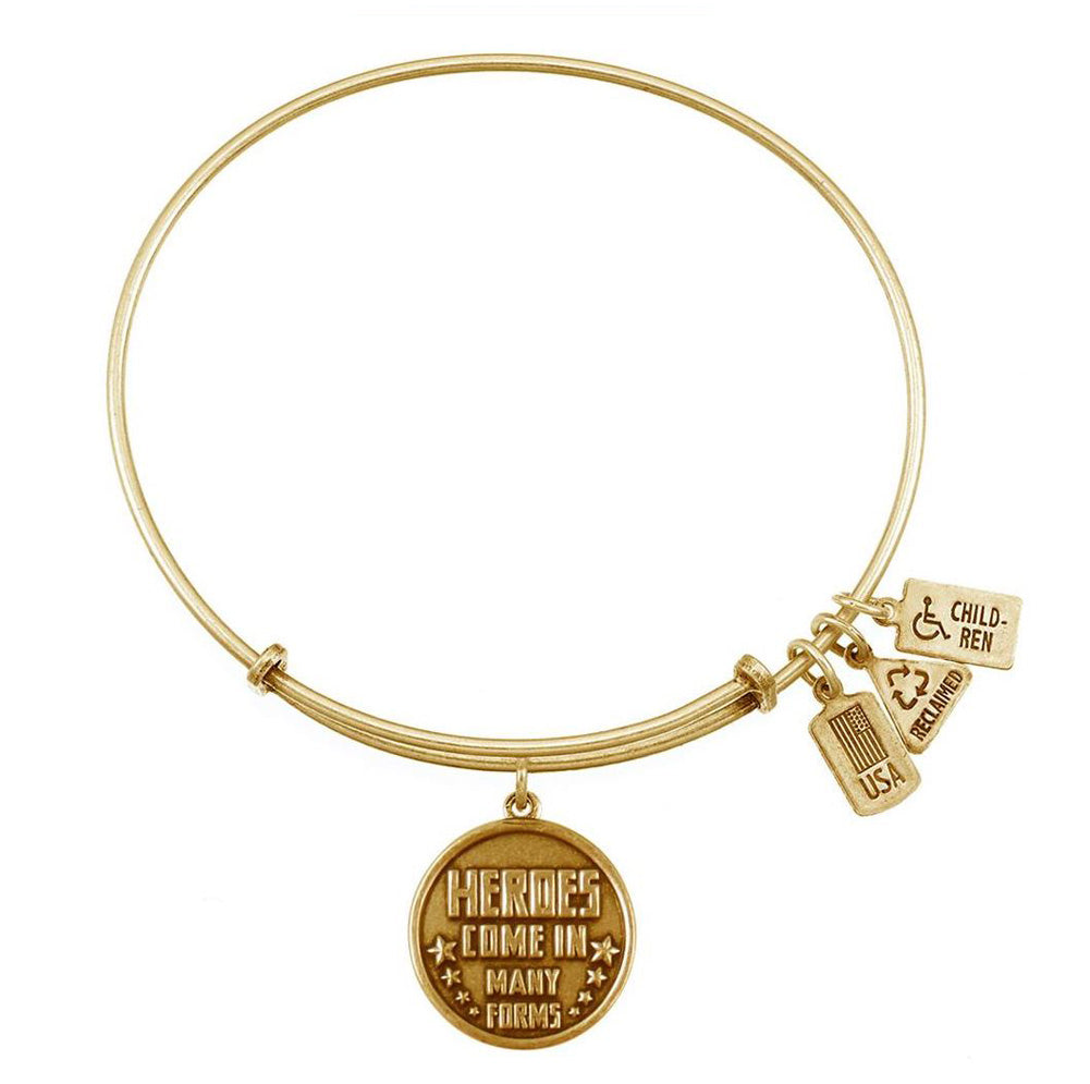 Heroes Come in Many Forms in Gold by Wind & Fire Jewelry