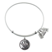 Taurus Bangle in Silver by Wind & Fire