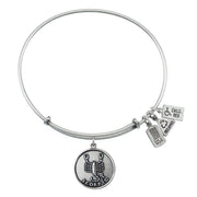 Scorpio Bangle in Silver by Wind & Fire