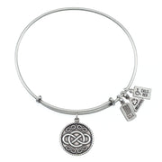 Infinity Bangle in Silver by Wind & Fire