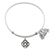 Celtic Knot 3D Charm Bangle by Wind & Fire