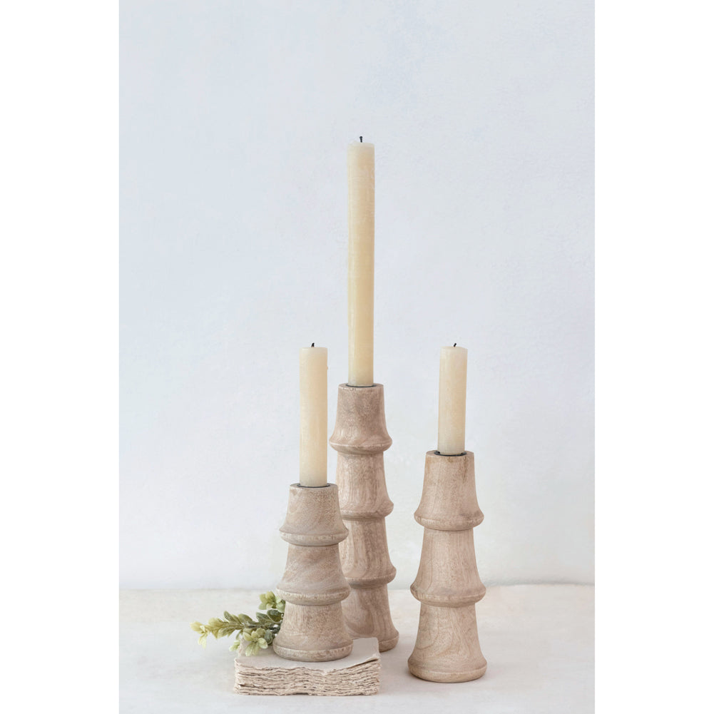 Mango Taper Holder by Creative Co-op